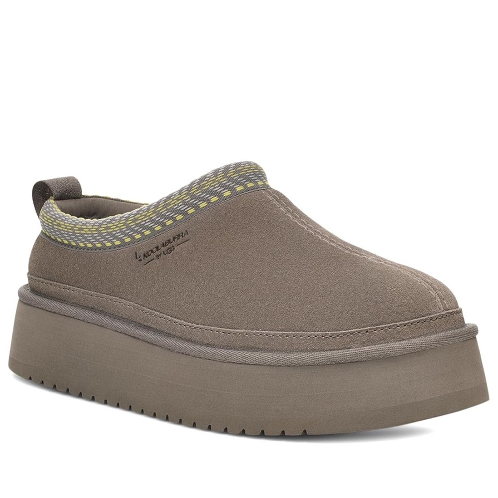 Koolaburra Brown Platform Slip-Ons